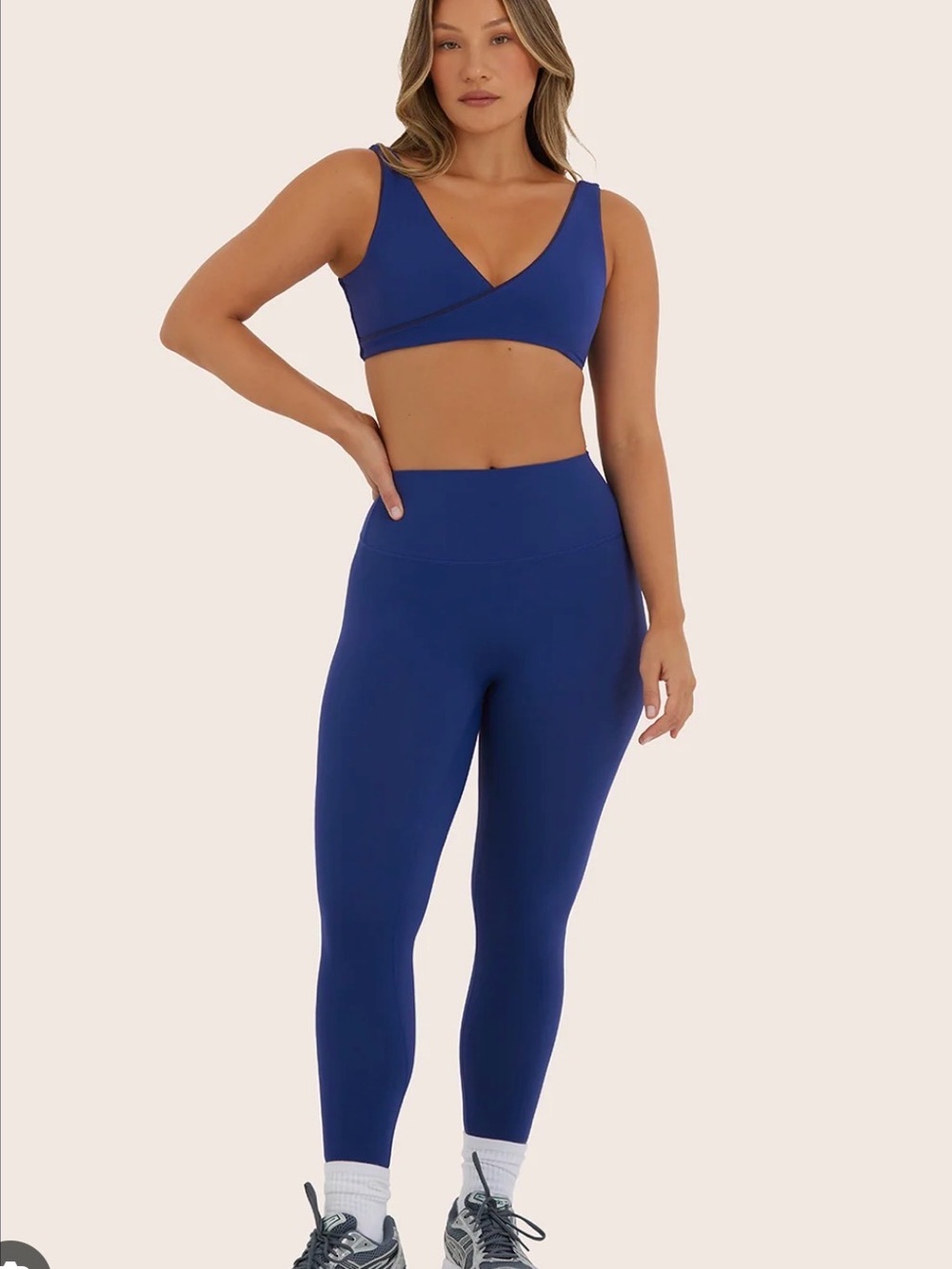 SET Active Royal Blue High-Waist Leggings